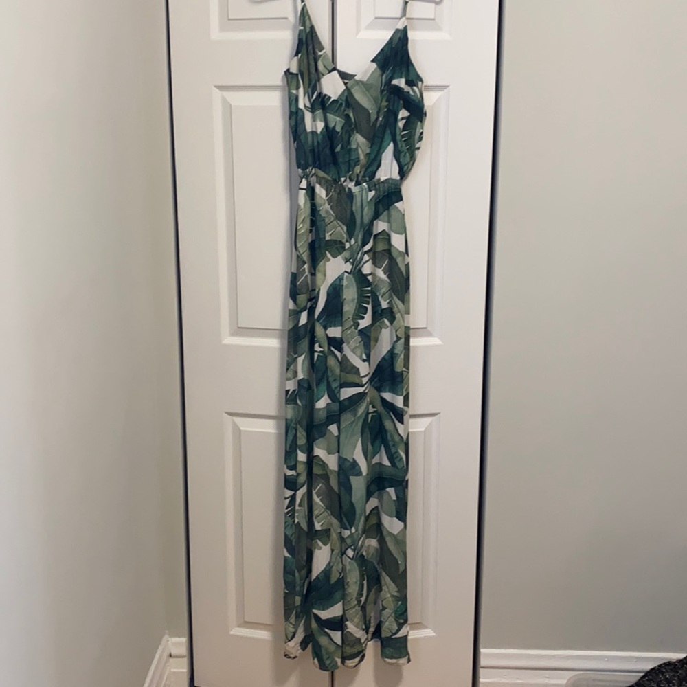 Palm long Pants Jump Suit